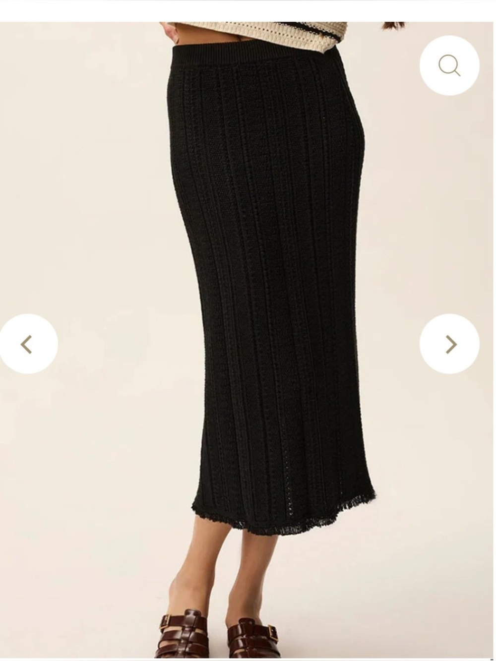 Des Petits Hauts knit skirt